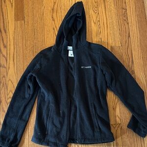 Columbia Cozy Black Fleece Hoodie